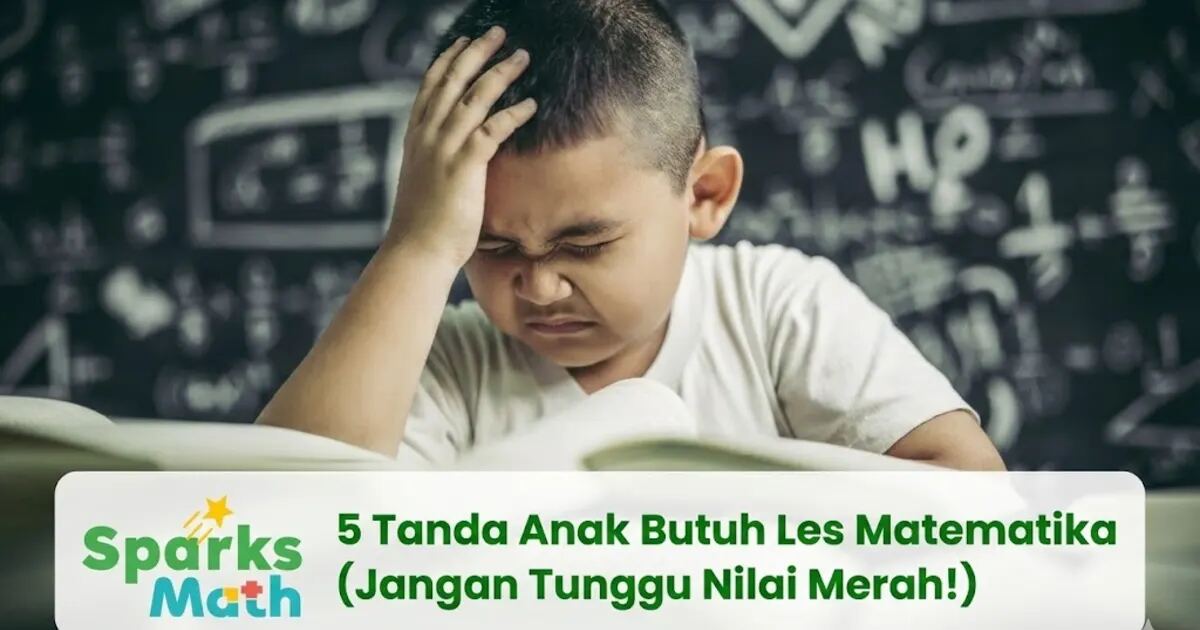 Anak kesulitan mengerjakan PR matematika