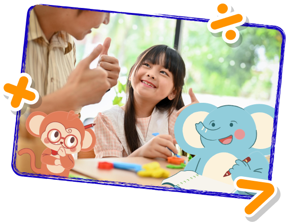 Anak belajar matematika Sparks Math
